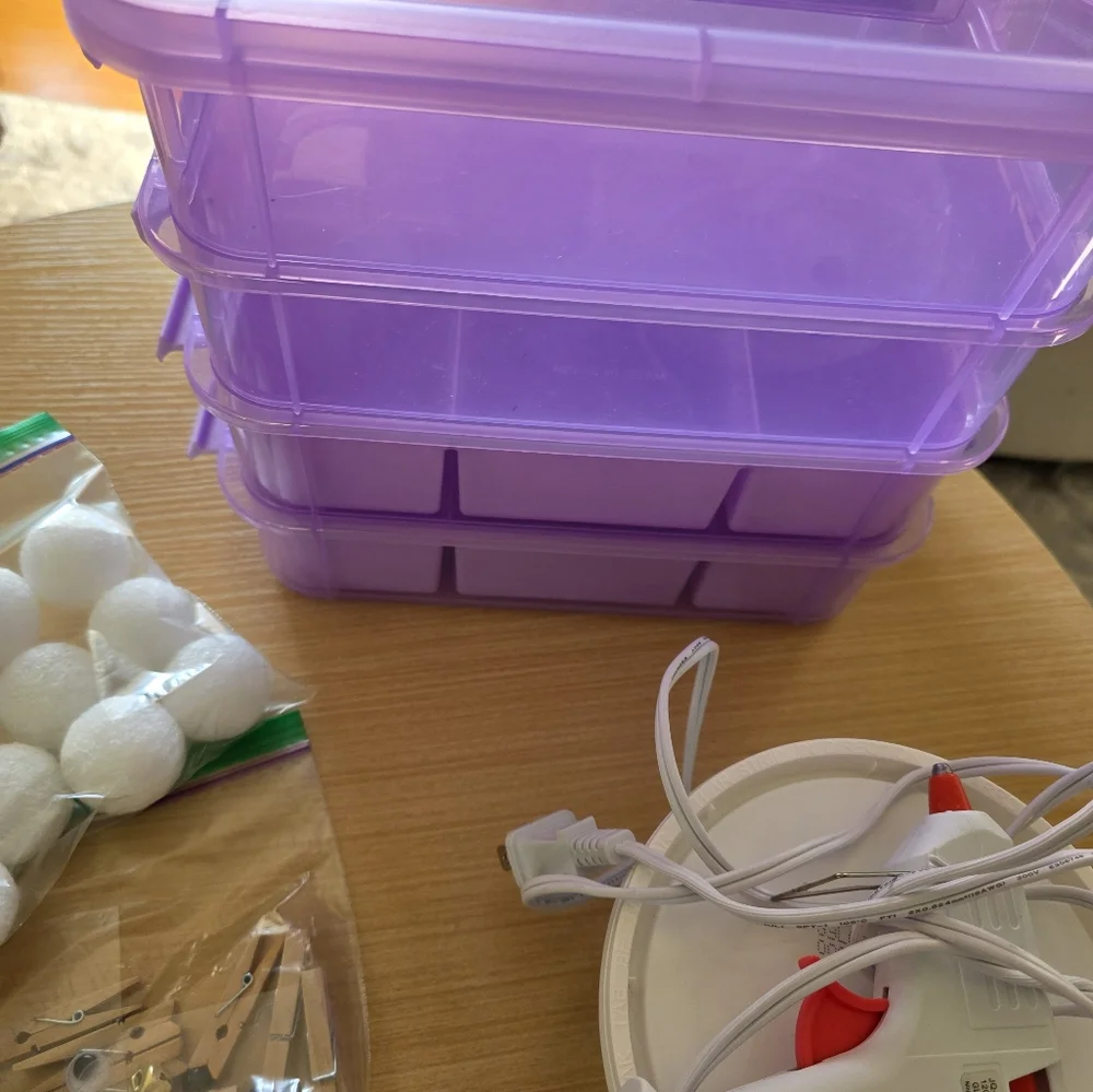 Craft Bundle With Stackable Storage Boxes - Picture 2 of 7